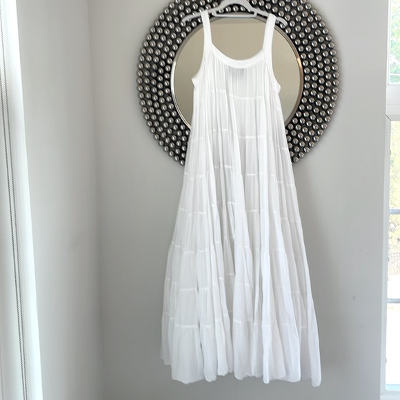 Seema Kahai Sara White Cotton Maxi Dress - Picture 4 of 9